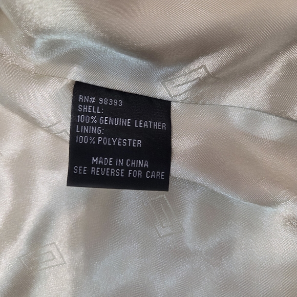 Vintage Pamela Mccoy Jacket Tan Snake print Leather Size M - Picture 7 of 9